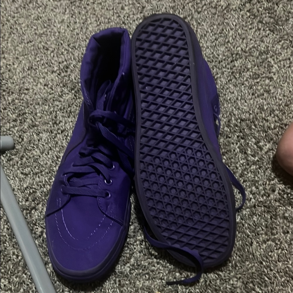 Vans Deep Purple Canvas Shoes
